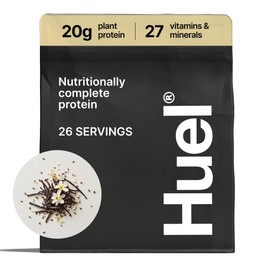 Huel Vegan Protein Powder | Vanilla | Complete Nutrition | 20g Protein Powder | 100% Plant-Based | 27 Vitamins & Minerals, Gluten Free, Non-GMO, Lactose Free | 26 Servings