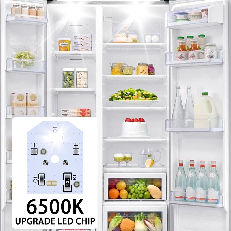 New Upgraded WR55X11132 WR55X25754 GE Refrigerator LED Light Bulb Replace