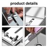 Stainless Steel Sharpening Stone Holder Whetstone Holder Grindstone Whetstone Base