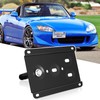Tow Hook Adapater Do Drill Front License Plate Mounting Bracket