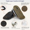 Elevadores de talón de gel ajustables de 1 pulgada para