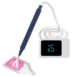 Upgraded Painter Vacuum Diamond Art Pen with Display - Adjustable Gear Settings, Ultra-Quiet Operation & 5H Built-in Battery - Advanced Diamond Painting Accessories for Adults, Diamond Art Kits Tools