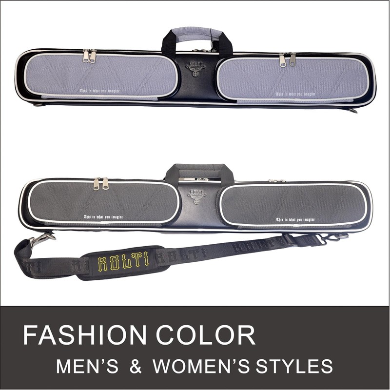 Kolti 3x3 Pool Cue Case, Heavy Duty Oxford Wear-Resistant Soft