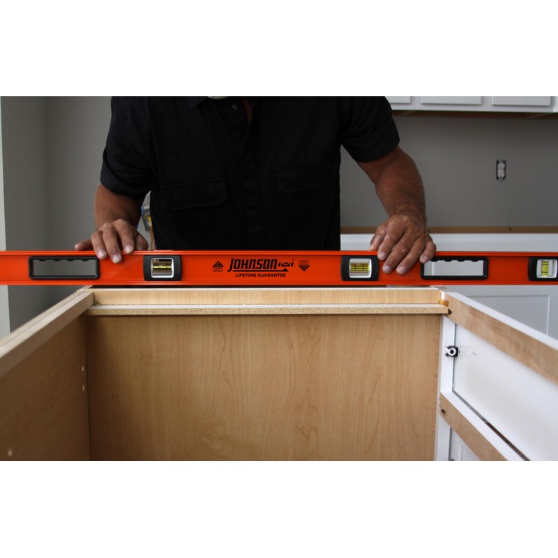 Johnson Level & Tool 1253-4800 Heavy Duty I-Beam Aluminum, 48",