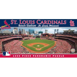MasterPieces 1000 Piece Sports Jigsaw Puzzle - MLB St. Louis Cardinals Center View Panoramic - 13"x39"