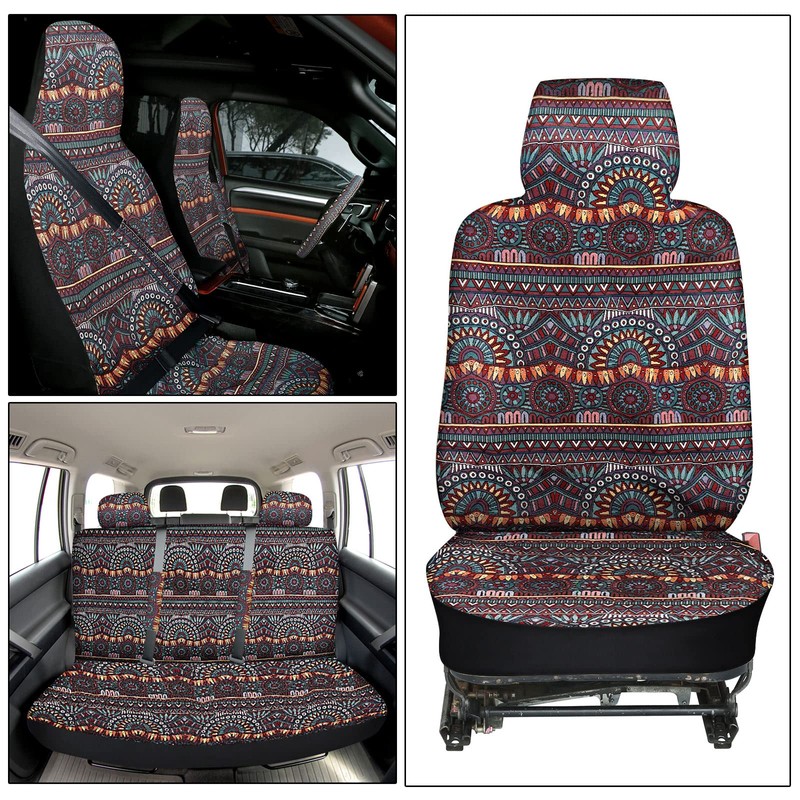 Frienda Baja Saddle Blanket Car Seat Covers Full Set Multicolor