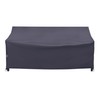 F&J Outdoors Patio Loveseat Cover, Heavy Duty Waterproof UV Resistant