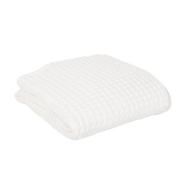 C&F Home 50"x70" Ivory Luxury Premium 50% Bamboo 50% Cotton Waffle Lightweight Breathable Cooling Weighted Throw Blanket Home Living Room Bedroom Couch Sofa Cozy Fall Autumn Harvest All Season Gift