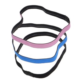 SUPVOX 3pcs Adjustable Sports Headbands Thin Elastic Headbands Nonslip Exercise Sweatbands for Running Football Volleyball and Soccer