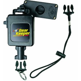 Gear Keeper RT3-7624 Retractable Instrument Tether with Clamp On Multi-Mount Belt Clip | Retractable Tool Tether | Gear Hoist for Belt | 80 Pounds Breaking Strength | 24 Ounce Force | 32" Extension