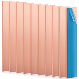 10 Pcs 99.99% Pure Copper Anode Strip, 5.9''x0.98''x0.04'' Copper Plate Sheet for Electroplating Kit, Jewelry Plating & DIY Project