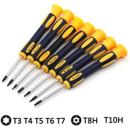 BESTU Star Shaped Hex Lobe Wrench Set, Anti-Fidget Screwdriver Set, T10, T15, T20, T27, T30, T40, T45, T50, 9-Piece Set, L-Shaped, Compatible with Anti-fiddling Screws, Precision Hex Lobe Wrench, Torx Wrench Special Screwdriver (Tolx Screwdriver Set [12 pieces])