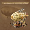 PANTASY Steampunk Airship Model Kit for Adults, Dual-Layer Zeppelin with