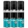 Sensitive Shaving Gel for Men, Original Scent, 3-Pack – Smooth