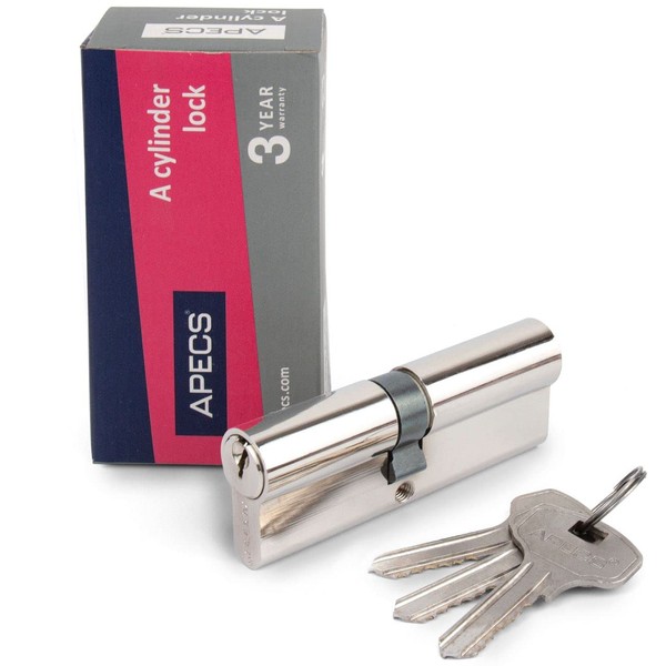 APECS Cylinder Lock Profile Cylinder 30/80 mm for Door Lock