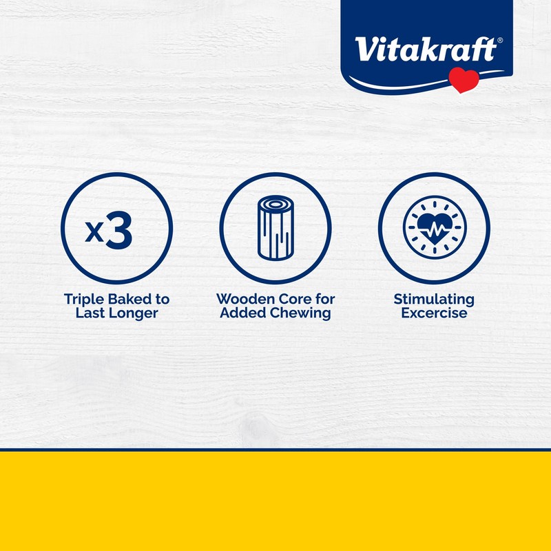 Vitakraft Crunch Sticks Parakeet Treats Golden Honey Flavor – Triple-Baked