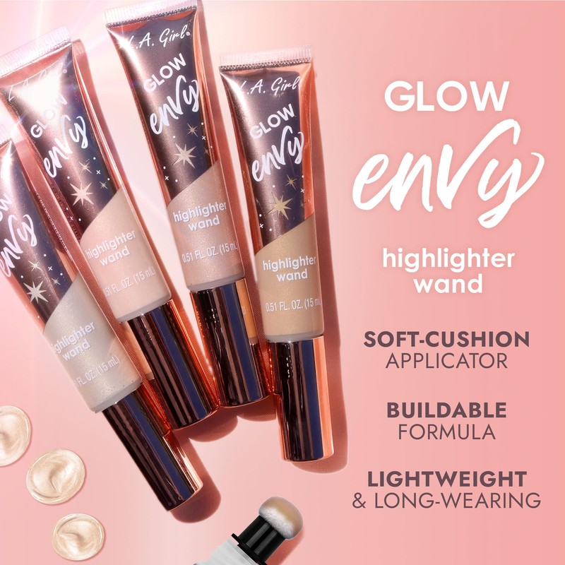 L.A. Girl Glow Envy Highlight Wand, Highkey GBL576