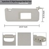 NHILES Driver & Passenger Side Sun Visor Replacement Fits for