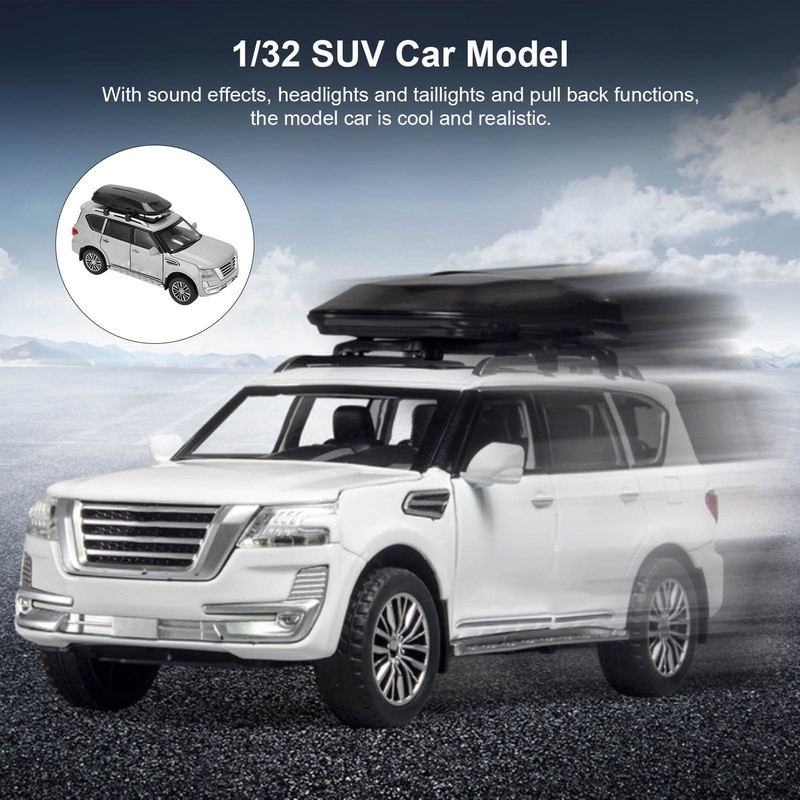 1/32 SUV Car Model Alloy Diecast Pull Back Vehicle Toys