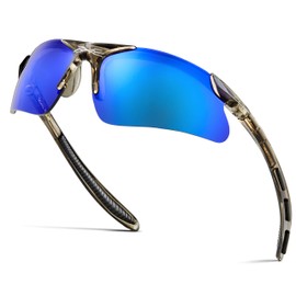 X LOOP Kids Sports Sunglasses for Boys Girls Children Age 3-10 - Half Frame UV400 Baseball Cycling Softball Glasses