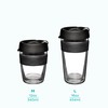 KeepCup Longplay - Reusable Coffee Cup, Double Wall Glass with