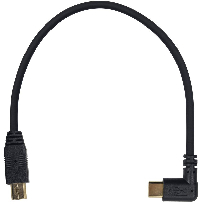 Duttek Mini USB to USB C Cable, Right Angled USB
