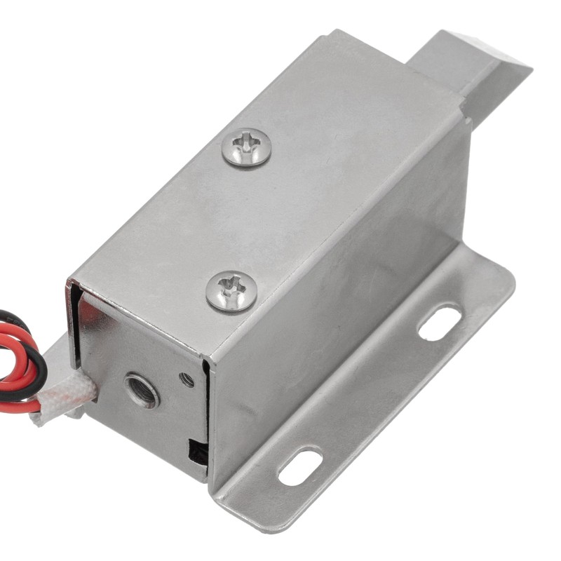 HALLMERS 12V 0.6A 10mm Stroke Solenoid 24mm Latch Bolt with