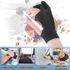 Xolixorium 2 Pack Artist Drawing Gloves for Digital Art &