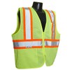 Radians SV22-2ZGM-L Polyester Mesh Economy Class 2 High Visibility Zipper