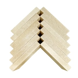 Firebricks,Fire Bricks for Wood Stove,High Temperature Resistant Vermiculite Bricks(2700F),Cuttable and Drillable,Ideal for Wood Stoves and Fireplaces,Size 9" x 4-1/2" x 1-1/4", 12Pack