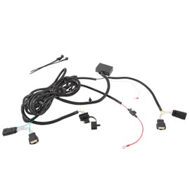 4-Pin Trailer Plug & Play Tow Hitch Wiring Harness for Jeep Wrangler JL JLU 2018-2024 Custom 4 Way Towing Wire Harness Tube Kit