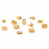 18K Gold Plated Chunky Rings Set for Women,Trendy Exaggerated Stackable