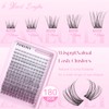 Lash CLusters Wispy Eyelash Clusters Natural Lash Extensions C-Curly zanlufly