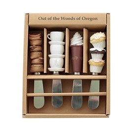 Cheese Spreader Knives Set of 4 (Coffee Break)