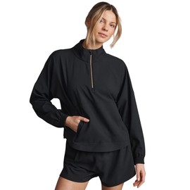 Rhone Women's Mirage Anorak Jacket (Black, Medium)