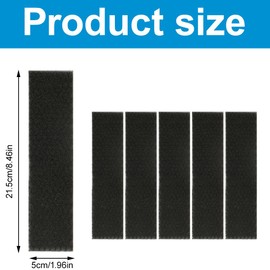 KEMUZ Hepa Filter for Air Conditioners, Pack of 6 Air Filters Against Formaldehyde & Pollen, 3-Layer Activated Carbon Filter Cotton for Allergy Sufferers, Fresh Air for Home and Office