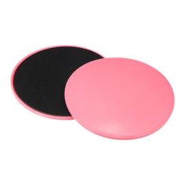 PATIKIL Core Sliders for Working Out 6.9", 2 Packs Dual Sided Exercise Sliders Fitness Workout Discs Strength Slides Gliding Discs for Gym Carpet Hardwood Floor, Pink