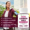 Max Strength USDA Organic Black Elderberry, Black Currant Extract &