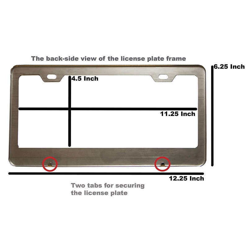 Powered by Jesus Pink Tag Holder License Plate Frame