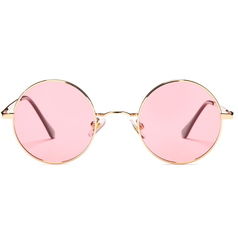 Pro Acme Retro Small Round Polarised Sunglasses for Men Women,