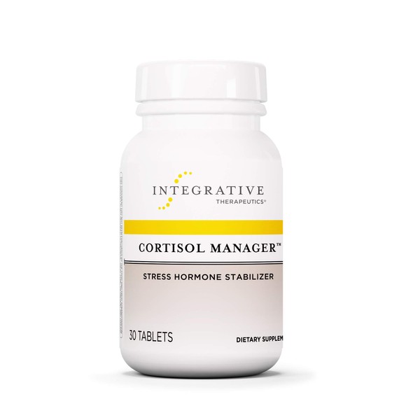 Cortisol Manager - Integrative Therapeutics - Sleep, Stress, and Cortisol Support Supplement* with Ashwagandha, Magnolia, and L-Theanine - Support Adrenal Health* - Vegan - 30 Count Tablets