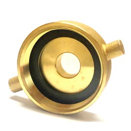 NNI 2-1/2" Female NST x 1" Male NPT FIRE HOSE HYDRANT ADAPTER Lead Free Brass