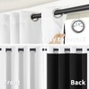 BGment Thermal Insulated 100% Blackout Curtains for Bedroom with Black