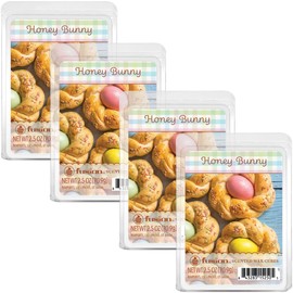 FUSION by Scentsationals Wax Melts, Wax Cubes Strong Scent - Easter Fragrance Honey Bunny - Long Lasting Scented Wax Melts for Warmer, 10oz (24-Cubes)