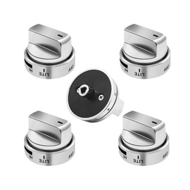 AEZ73453509 Stove Knobs Replacements Compatible with lg Gas Range Oven Stove LRG3085ST LRG3095ST LRG3081ST LRG3091ST LRG3093ST,AEZ72909008 AP5669773 Knobs Compatible with lg Stove,3-Year Support