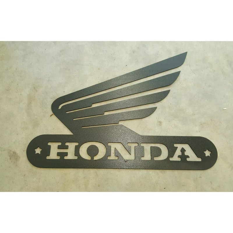 Decor Honda goldwing logo LARGE emblem wings metal wall art