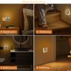 Eneteck 4 Pack Backlit Dim Night Light, Round Night Lights