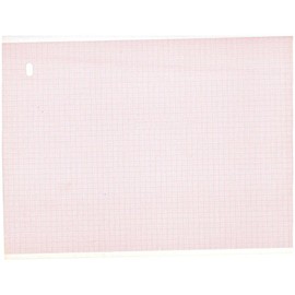 ECG Paper For MAC 1000, 1200, 3500, 5500 - 216mm X 280mm X 300 Sheets (ALL RED Grid) (3)