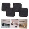 TEHAUX 4pcs Non Slip Furniture Pads Durable Skid Caster Feet
