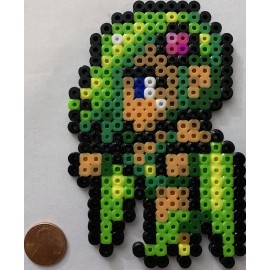 Unbranded Rydia Final Fantasy Bead Sprite Artkal Hama Perler Retro Pixel Art Mist